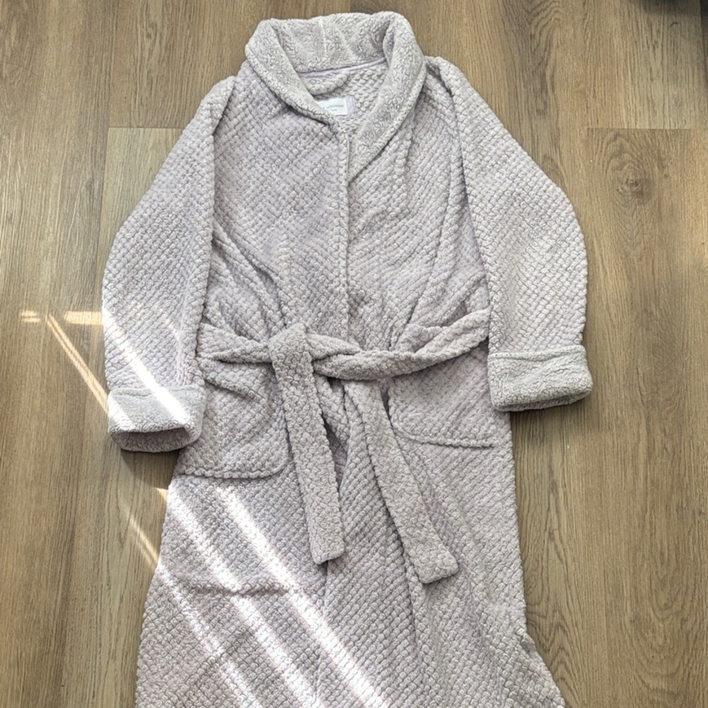Midnight by Carole Hochman Textured Lavender Robe